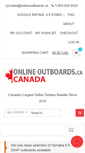 Mobile Screenshot of onlineoutboards.ca