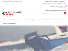 Tablet Screenshot of onlineoutboards.ca